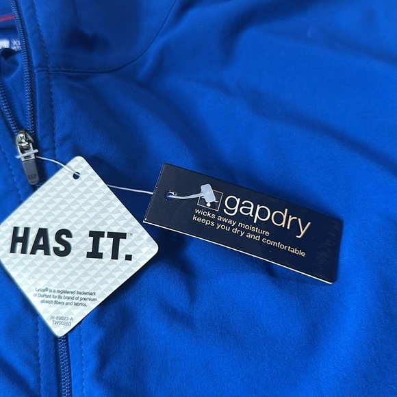 Gap Dry Blue Quarter Zip Pullover XXL NWT - Picture 3 of 6